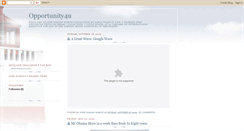Desktop Screenshot of opportunitytou.blogspot.com