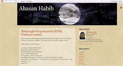 Desktop Screenshot of ahabibsblog.blogspot.com