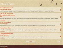 Tablet Screenshot of ahabibsblog.blogspot.com