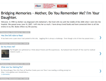 Tablet Screenshot of bridgingmemories.blogspot.com