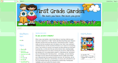 Desktop Screenshot of firstgradegarden.blogspot.com