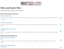 Tablet Screenshot of petsandexoticpets.blogspot.com