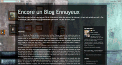 Desktop Screenshot of blog-ennuyeux.blogspot.com