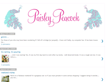 Tablet Screenshot of paisleypeacock.blogspot.com