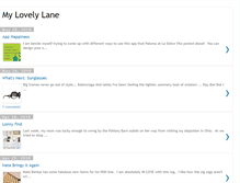 Tablet Screenshot of mylovelylane.blogspot.com