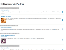 Tablet Screenshot of elbuscadordepiedras.blogspot.com