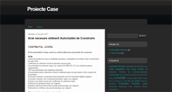 Desktop Screenshot of proiectcase.blogspot.com
