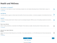 Tablet Screenshot of health-and-wellness-review.blogspot.com