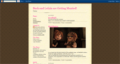 Desktop Screenshot of buckandletiziaaregettingmarried.blogspot.com