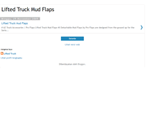 Tablet Screenshot of liftedtruckmudflaps.blogspot.com