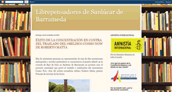 Desktop Screenshot of librepensadoresdesanlucar.blogspot.com