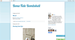 Desktop Screenshot of bonafidebombshell.blogspot.com