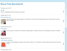 Tablet Screenshot of bonafidebombshell.blogspot.com