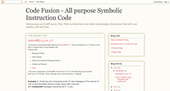 Desktop Screenshot of codefusionllc.blogspot.com