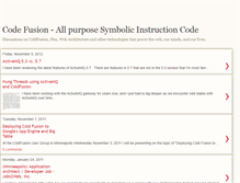 Tablet Screenshot of codefusionllc.blogspot.com