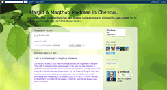 Desktop Screenshot of chennaimasjid.blogspot.com