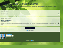 Tablet Screenshot of chennaimasjid.blogspot.com