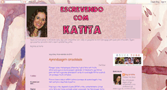 Desktop Screenshot of escrevendocomkatita.blogspot.com