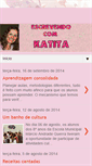 Mobile Screenshot of escrevendocomkatita.blogspot.com