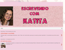 Tablet Screenshot of escrevendocomkatita.blogspot.com