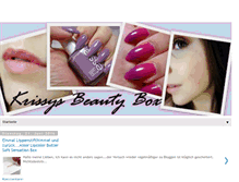 Tablet Screenshot of krissys-beauty-box.blogspot.com