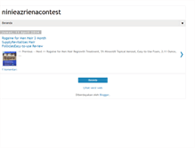 Tablet Screenshot of ninieazrienacontest.blogspot.com