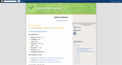 Desktop Screenshot of laptop-battery-reviews.blogspot.com