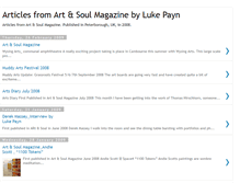 Tablet Screenshot of lukepaynatartandsoulmagazine.blogspot.com