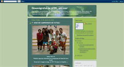 Desktop Screenshot of oceanografia-ufpe.blogspot.com