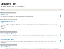 Tablet Screenshot of geotik.blogspot.com