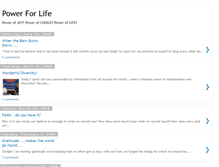 Tablet Screenshot of powerfulliving.blogspot.com