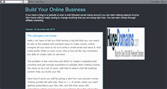 Desktop Screenshot of buildyouronlinebusinesslegitway.blogspot.com