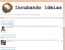 Tablet Screenshot of incubandoideias.blogspot.com