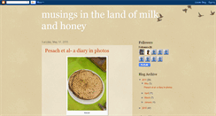 Desktop Screenshot of musingsmilkandhoney.blogspot.com