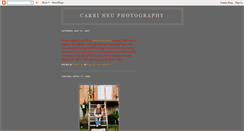 Desktop Screenshot of carrineu.blogspot.com