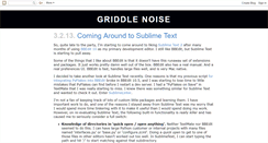 Desktop Screenshot of griddlenoise.blogspot.com