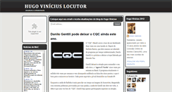 Desktop Screenshot of hugoviniciuslocutor.blogspot.com