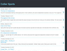 Tablet Screenshot of colliersports.blogspot.com