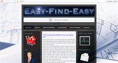 Desktop Screenshot of easy-find-easy.blogspot.com