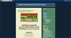 Desktop Screenshot of hameedyakoobofferscatclasses.blogspot.com