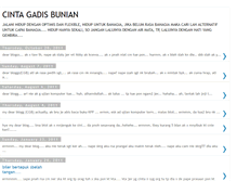 Tablet Screenshot of amor-cintagadisbunian.blogspot.com