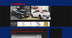 Desktop Screenshot of coreanmotors.blogspot.com