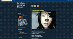 Desktop Screenshot of for-whom-memories-blossom.blogspot.com