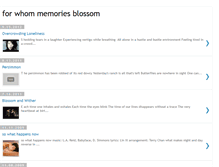 Tablet Screenshot of for-whom-memories-blossom.blogspot.com