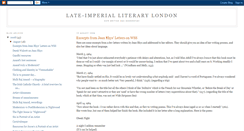 Desktop Screenshot of literarylondon.blogspot.com