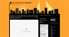 Desktop Screenshot of elblogdemande.blogspot.com