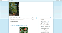 Desktop Screenshot of growingtomatoesinpots.blogspot.com
