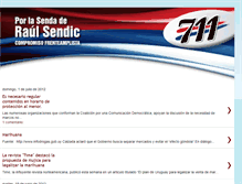 Tablet Screenshot of lista711frenteamplio.blogspot.com