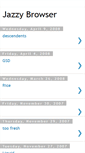 Mobile Screenshot of jazzybrowser.blogspot.com