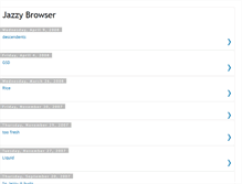 Tablet Screenshot of jazzybrowser.blogspot.com